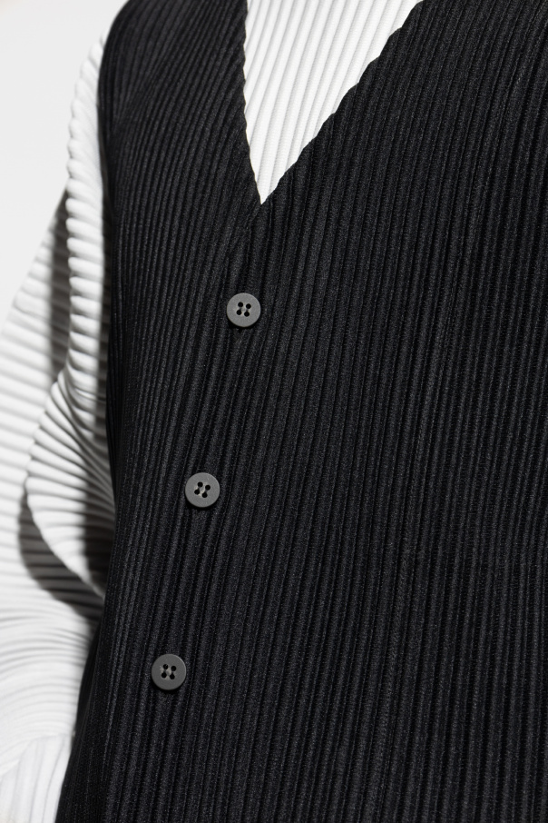 Homme Plissé Issey Miyake Pleated Vest | Men's | Vitkac